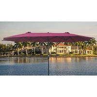 Streamdale 15' X 9' Double-Sided Patio Umbrella Outdoor