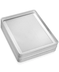 Gridmann 18" x 26" Commercial Grade Aluminum Perforated Baking Sheet Pan, Full Size Baking Tray