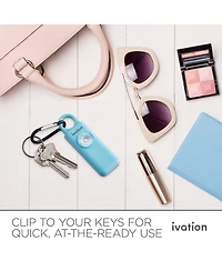Ivation Personal Sos Keychain Alarm, Rechargeable Alarm