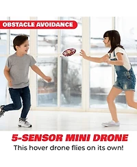 Force1 Scoot Hand Operated Drone for Kids or Adults - Red