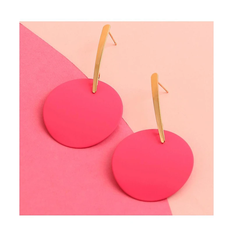 Sohi Women's Pastel Drop Earrings