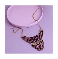 Sohi Women's Mozaic Statement Necklace