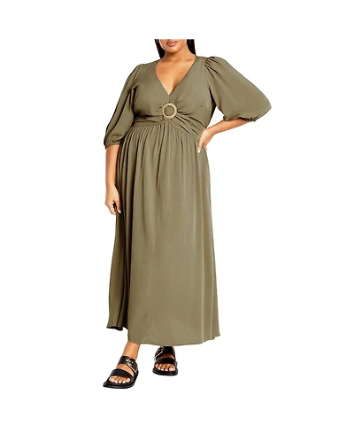 City Chic Plus Daydream Maxi Dress