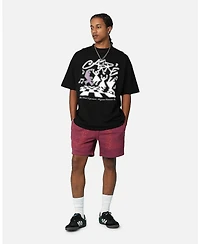 Carre Men's Botanical Sweat Shorts - XXXLarge, Red