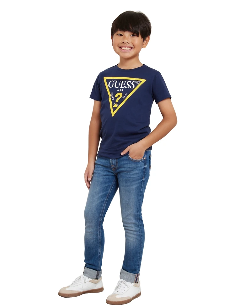Guess Big Boys Skinny Fit Stretch Denim 5 Pocket Jeans