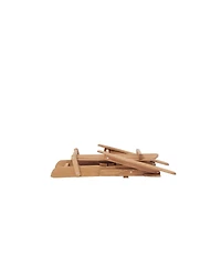 Simplie Fun Wooden Outdoor Folding Adirondack Chair Set Of 2 Wood Lounge Patio Chair For Garden, Garden