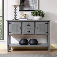 Streamdale 48" Solid Wood Console Table with 3 Drawers