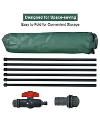 Slickblue 60 Gallon Portable Collapsible Rain Barrel Water Collector