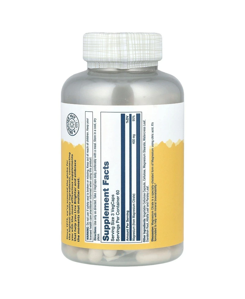 Solaray Magnesium Citrate