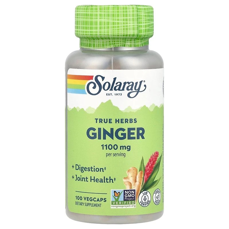 Solaray True Herbs Ginger