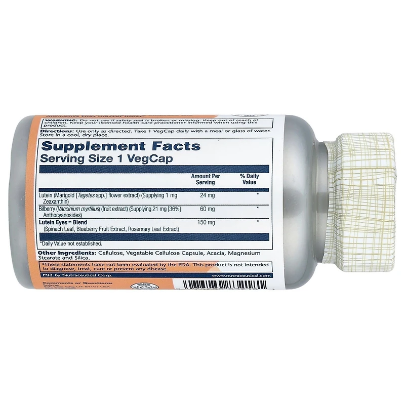 Solaray Advanced Lutein Eyes 24 with Bilberry & Blueberry