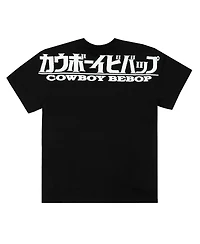 Dumbgood Men's and Women's Black Cowboy Bebop Faye Ein Big Print Graphic T-Shirt