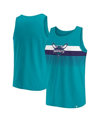 Fanatics Men's Teal Charlotte Hornets Wild Game Tank Top