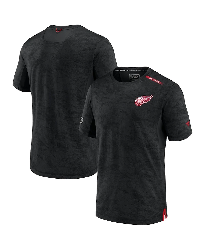 Fanatics Men's Detroit Wings Authentic Pro Rink Premium Camo T-Shirt