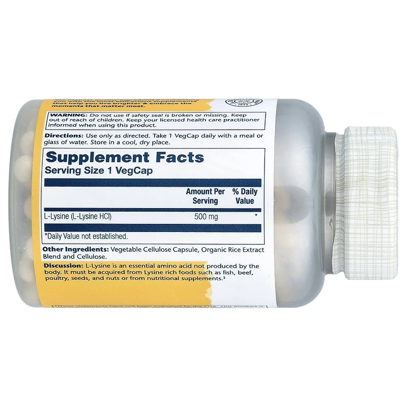 Solaray L-Lysine 500 mg