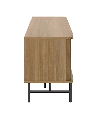 Amber & Emily Tv Stand with Sliding Doors for TVs up to 75"