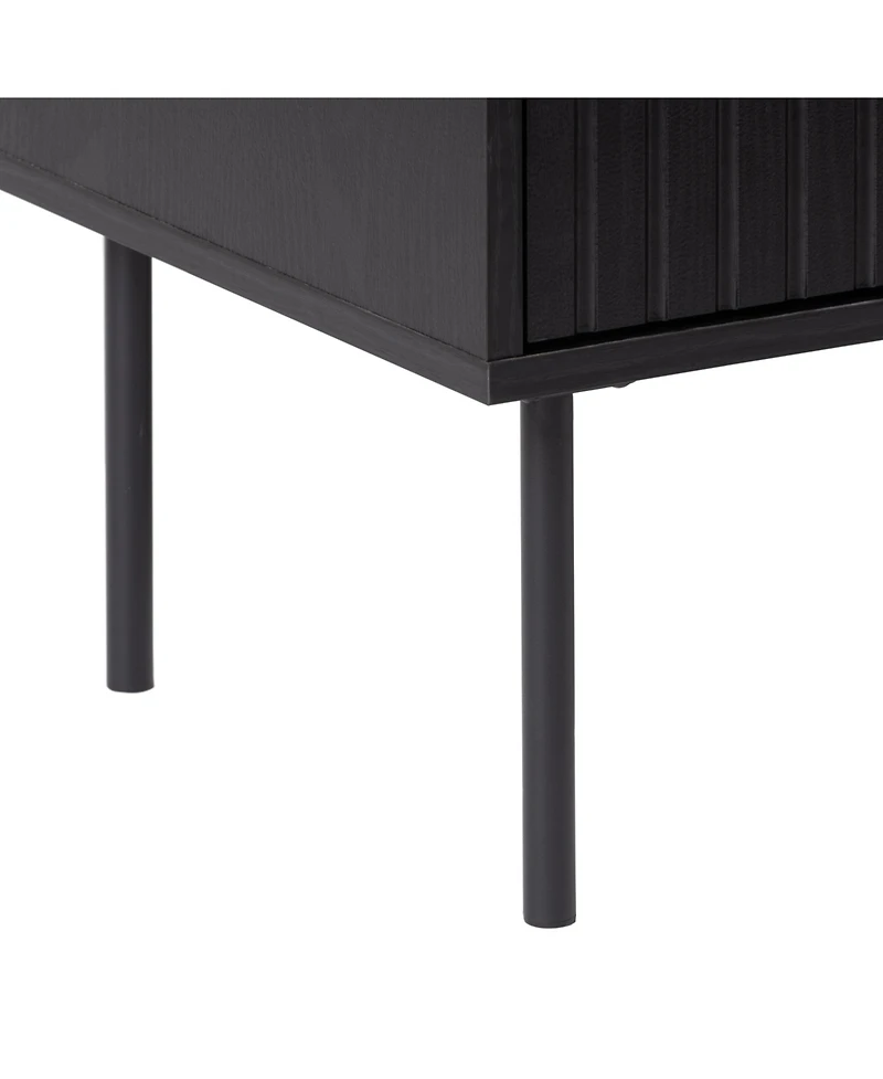 Amber & Emily Tv Stand with Fluted Doors for TVs up to 75"