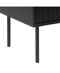 Amber & Emily Tv Stand with Fluted Doors for TVs up to 75"