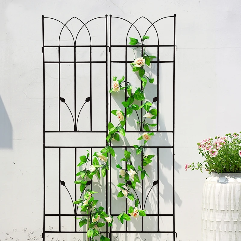 Streamdale Furniture Metal Garden Trellis 71"X17.7" for Climbing Plants