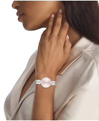 Calvin Klein Women's Gleam Silver-Tone Stainless Steel Bracelet Watch 32mm