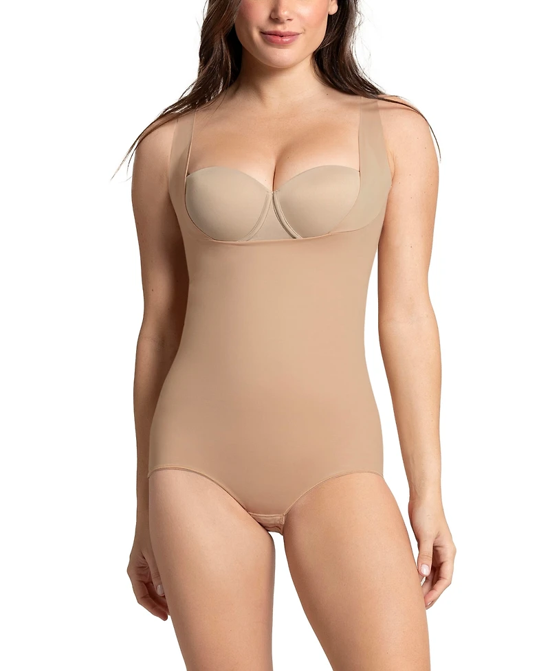 Leonisa Women's Plunge Back Classic Sculpting Body Shaper