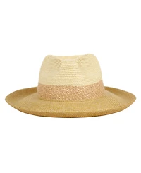 Angela & William Up Brim Straw Fedora Sun Hat