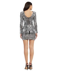 Dress the Population Women's Nathalia Sequined Bodycon