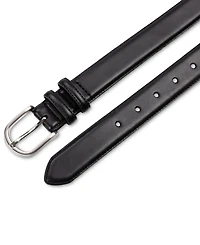 Club Room Men's Feather-Edge Double Loop Dress Belt, Created for Macy's
