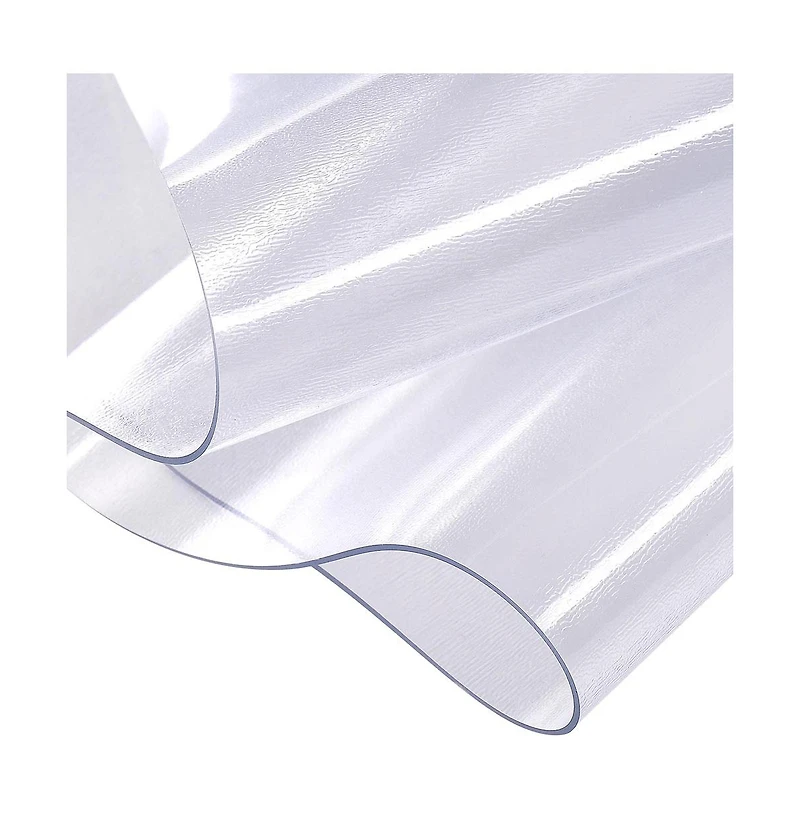 Yescom Clear Office Chair Mat for Hardwood 48" x 36" with Lip Pvc Floor Protector for Rolling Desk Chairs 1/16" Thickness