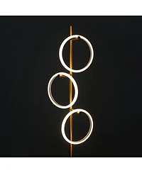Saturn 66" Led Tree Floor Lamp with 3 Removeable Light Rings