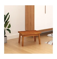 Step Stool 15"x10.2"x8.7" Solid Wood Acacia