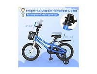 Slickblue 16 Inch Kids Bike with Removable Training Wheels