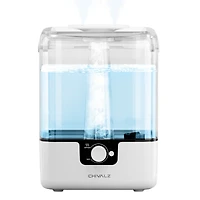 6L Humidifiers for Bedroom Large Room Home, Chivalz Cool Mist Top Fill Humidifiers for Baby Nursery and Plants, 26dB Quiet, Nightlight, Up to 50 Hours