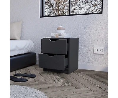 Streamdale Nightstand Gandu, Two Drawers, Finish