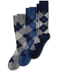 Polo Ralph Lauren Men's 3-Pack Argyle Dress Socks