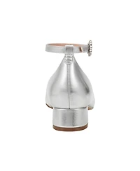 Bandolino Women's Lexy Ankle Strap Low Block Heel Pumps