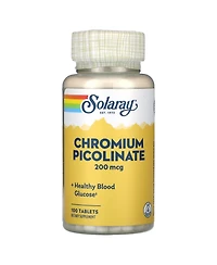 Solaray Chromium Picolinate 200mcg | 100ct