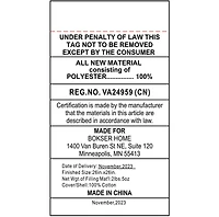 Flanged French Linen Euro Pillow