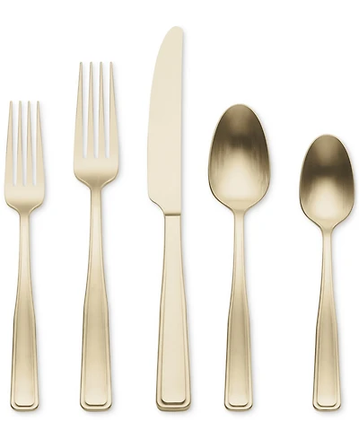 Oneida Reid Champagne 20-Pc. Flatware Set, Service for 4