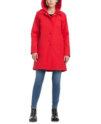 Kate Spade New York Women's Hooded A-Line Raincoat