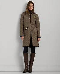 Lauren Ralph Lauren Women's Collared Quilted Coat