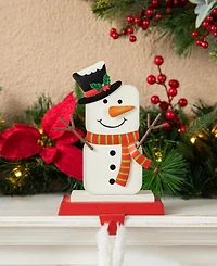 Glitzhome Christmas Snowman Stocking Holders, Set of 2