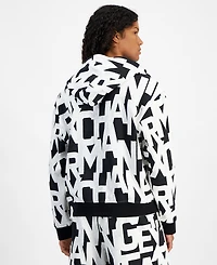 A|X Armani Exchange Men's Long Sleeve Logo Print Hoodie