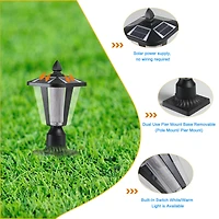 Streamdale Furniture Solar Column Headlights With Dimmable Led(2 Pack)