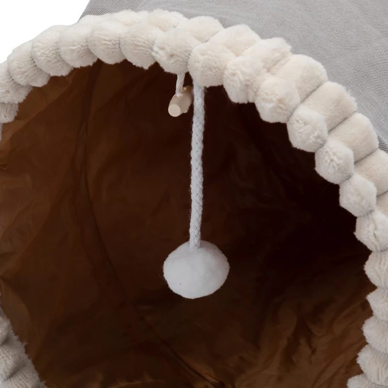 Streamdale Versatile Cat Tunnel + Bed Hideaway, Cave, Tent, Toy, Collapsible
