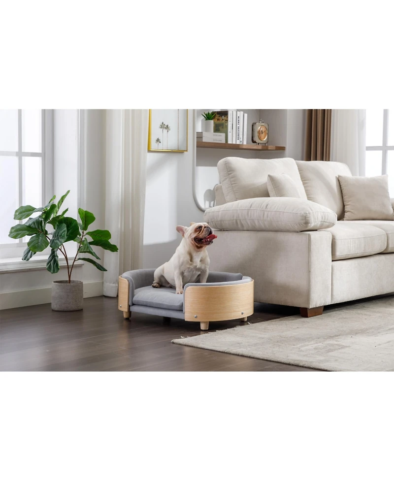 Streamdale Furniture Modern Luxury Dog Bed Premium Pet Furniture with Removable Cushion