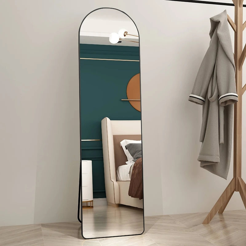 Streamdale Premium Full-Body Mirror with Space-Saving Aluminum Frame