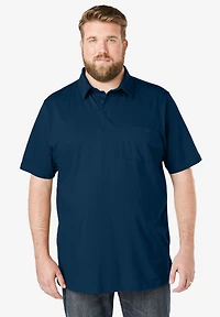 KingSize Big & Tall Heavyweight Jersey Polo Shirt