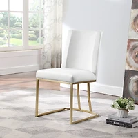 Streamdale Velvet Upholstered Dining Chairs (Set of 2)