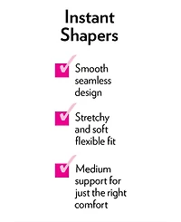 Secret Solutions Plus Instant Shaper Medium Control Seamless Shaping Cami